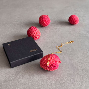October Birthstone Necklace | Pink Tourmaline, 4 of 6