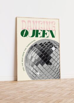 Dancing Queen Disco Print, 3 of 4