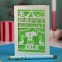 Personalised Papercut Circus Birthday Card, thumbnail 2 of 9