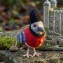 Handmade Felt Beefeater Pigeon London Decoration, thumbnail 1 of 6