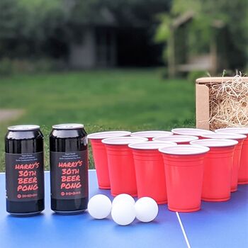 Personalised Beer Pong Gift Box, 2 of 4