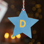 Set Of Four Leather Star Decorations/Gift Tags, thumbnail 1 of 7