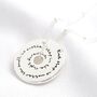 Engraved Message Of Affirmation Ring Necklace, thumbnail 7 of 12