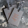 Don't Get Your Hopes Up Foil Gift Tags, thumbnail 3 of 6