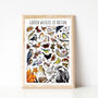 Garden Wildlife Of Britain Wildlife Print, thumbnail 6 of 9