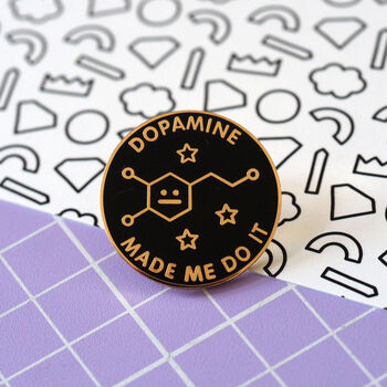 Dopamine Enamel Pin, 7 of 9