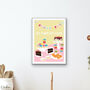 Let Them Eat Cake Kitchen Print, thumbnail 3 of 3