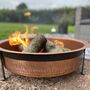 Hand Hammered Copper Fire Pit, thumbnail 3 of 6