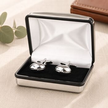 Personalised Rugby Ball Cufflinks, 4 of 7