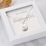 Personalised Necklace For Goddaughter With Birthstone, thumbnail 1 of 6