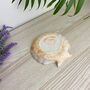 Orange Marbled Seashell Trinket Tray/ Soap Dish, thumbnail 6 of 8
