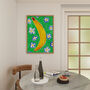 Banana Food Art Print Kitchen Fruit Poster, thumbnail 9 of 12