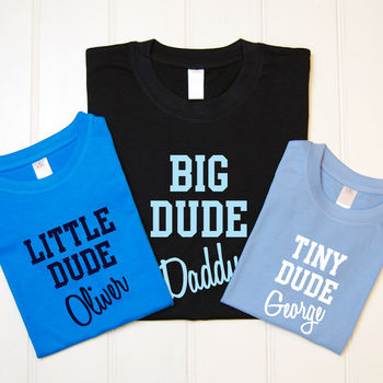 Personalised Dad And Child Dude Set, 3 of 9