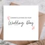Congratulations On Your Wedding Day Card/ Wedding Card, thumbnail 1 of 3