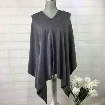 Light Weight Soft Knit Poncho, 4 of 8