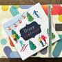 Skiing Happy Birthday Card, thumbnail 3 of 4