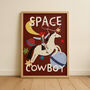 Space Cowboy Nursery Print, thumbnail 1 of 4