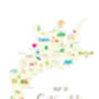 Personalised The Cotswolds Map: Add Favourite Places, thumbnail 2 of 4