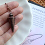 Bronze Coloured Pendulum For Divination, thumbnail 1 of 4