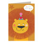 Lion Happy Birthday Card, thumbnail 2 of 5