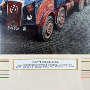 Vintage 'Great British Lorries' Framed Prints, 4 of 9