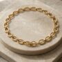 Chunky T Bar Chain 18k Gold Plated Necklace, thumbnail 1 of 3