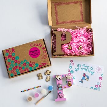 Personalised Paint Your Own Baby Animal Wooden Letter, 5 of 10