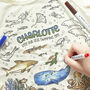 Save The Ocean Colour In Top With Six Fabric Pens, thumbnail 5 of 10