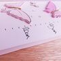 Personalised Pink Butterflies Height Chart, thumbnail 6 of 6