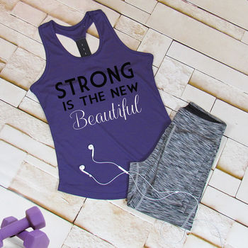 Gym Strong Is Tri Dri Vest, 4 of 4
