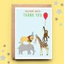 Personalised Jungle Thank You Note Cards, thumbnail 1 of 2