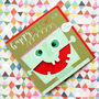 Laser Cut Robot Birthday Card, thumbnail 3 of 5