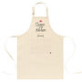 Personalised Queen Of The Kitchen Apron, thumbnail 2 of 2