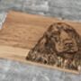 Cocker Spaniel Oak Serving/Cheese Board, thumbnail 1 of 3