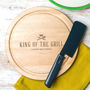 Mens Large 'King Of The Grill' Serving Board, thumbnail 2 of 4