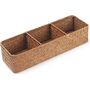 Three Sections Woven Storage Basket Seagrass Basket, thumbnail 5 of 8