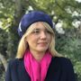 Navy Beret With Optional Veil And Accessories, thumbnail 1 of 12