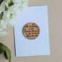 'Mummy, Bestest In World' Wooden Token And Card, thumbnail 1 of 2