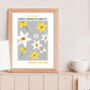 Personalised March Birth Flower Print, thumbnail 6 of 6