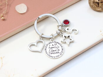 A Family’s Love Is Forever Personalised Keyring, 5 of 9