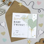 Heart Balloon Baby Boy Card, thumbnail 3 of 3