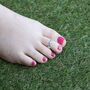Pure Silver Blue Star Bichiya Slim Toe Ring, thumbnail 3 of 7