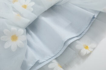 Daisy Soft Blue Tulle Skirt, 4 of 6
