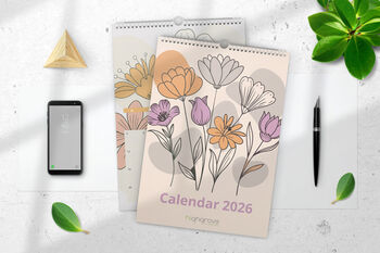 Floral Calendar 2026 Calendar | 2026 Wall Calendar, 6 of 6