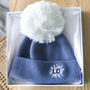 Personalised Womens Winter Wool Bobble Beanie Hat Gift, thumbnail 5 of 10