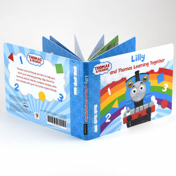 Personalised Me And Thomas Learning Together Board Book, 2 of 4