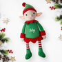 Personalised Elf Soft Toy, thumbnail 1 of 5