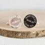 'Father Of The Bride Or Groom' Wedding Date Cufflinks, thumbnail 3 of 8
