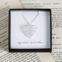Personalised Wire Heart Necklace, thumbnail 3 of 3
