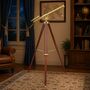 60 Inch Vintage Brass Telescope With Tripod, thumbnail 7 of 7